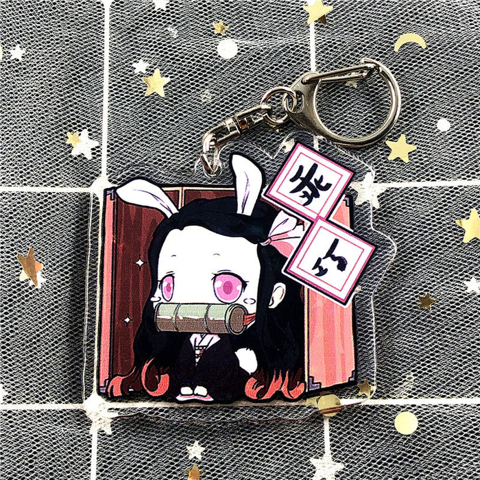 Wholesale Acrylic Cute Keychain (M) JDC-KC-TMMY013