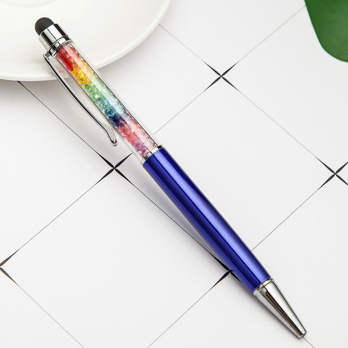 Wholesale metal new crystal metal ballpoint pen MOQ≥2 JDC-BP-Huah49