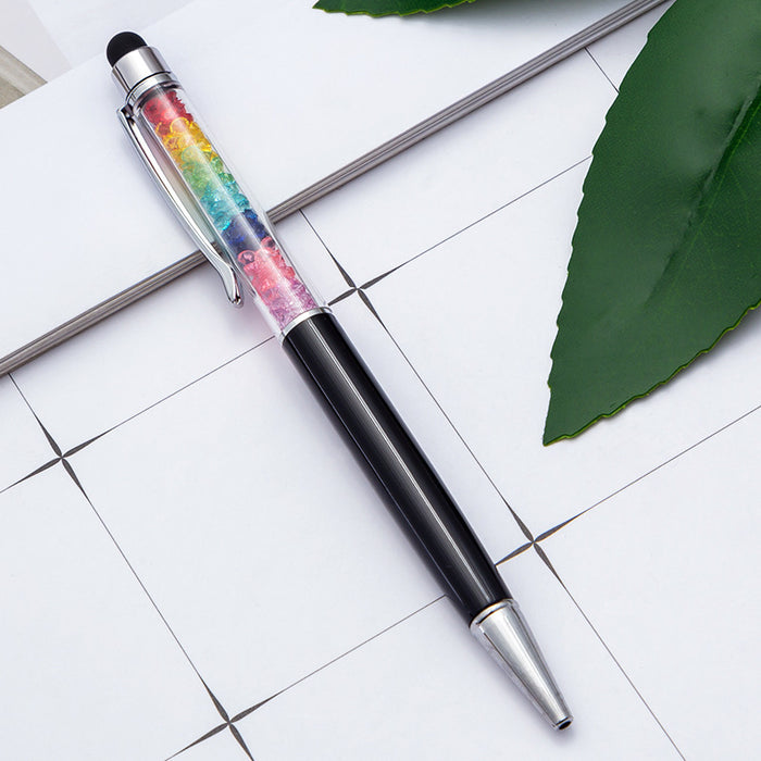 Wholesale metal new crystal metal ballpoint pen MOQ≥2 JDC-BP-Huah49