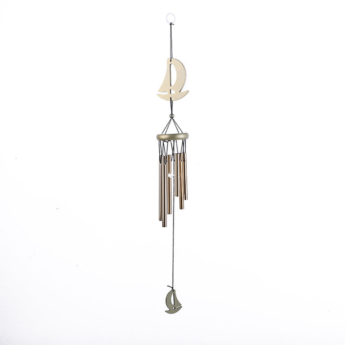 Wholesale Butterfly Wood Metal Aluminum Pipe Wind Chime JDC-WC-ZYang002