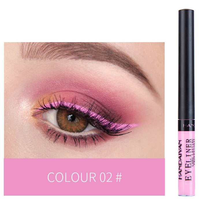 Jewelry WholesaleWholesale water does not fade 12 color matte color Eyeliner JDC-SH-HDY003 eyeliner 韩黛妍 %variant_option1% %variant_option2% %variant_option3%  Factory Price JoyasDeChina Joyas De China