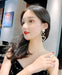 Jewelry WholesaleWholesale love pearl rhinestone long alloy earrings JDC-ES-Shuangd002 Earrings 双笛 %variant_option1% %variant_option2% %variant_option3%  Factory Price JoyasDeChina Joyas De China