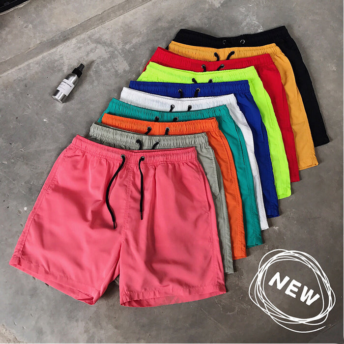 Wholesale men's beach shorts five points shorts loose waterproof surf swimming trunks JDC-SW-Chengj001