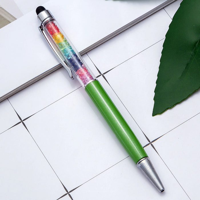 Wholesale metal new crystal metal ballpoint pen MOQ≥2 JDC-BP-Huah49