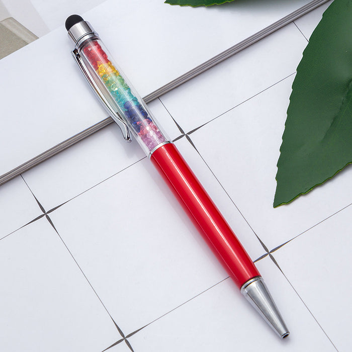 Wholesale metal new crystal metal ballpoint pen MOQ≥2 JDC-BP-Huah49