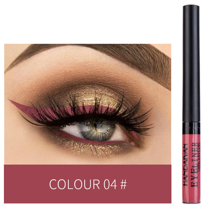 Jewelry WholesaleWholesale water does not fade 12 color matte color Eyeliner JDC-SH-HDY003 eyeliner 韩黛妍 %variant_option1% %variant_option2% %variant_option3%  Factory Price JoyasDeChina Joyas De China