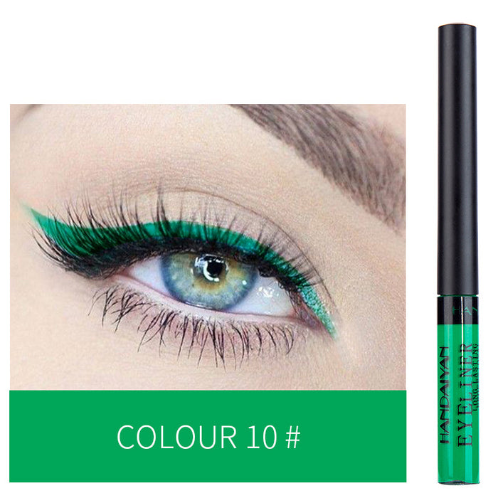 Jewelry WholesaleWholesale water does not fade 12 color matte color Eyeliner JDC-SH-HDY003 eyeliner 韩黛妍 %variant_option1% %variant_option2% %variant_option3%  Factory Price JoyasDeChina Joyas De China