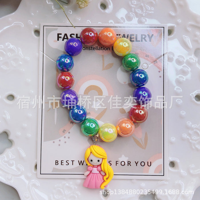 Wholesale Bracelet Plastic Beaded Imitation Pearl Bracelet MOQ≥2 JDC-BT-SuQ001