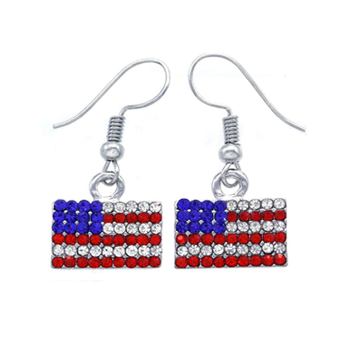 Jewelry WholesaleWholesale Alloy Diamond Flag Earrings JDC-ES-zl061 Earrings 钻拉 %variant_option1% %variant_option2% %variant_option3%  Factory Price JoyasDeChina Joyas De China