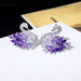 Jewelry WholesaleWholesale color gradient zircon swan stud earrings MOQ≥2 JDC-ES-Kas002 Earrings 卡诗 %variant_option1% %variant_option2% %variant_option3%  Factory Price JoyasDeChina Joyas De China