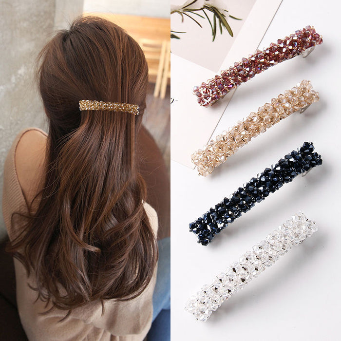 Wholesale Hair Clips Alloy Flash Diamond Crystal JDC-HC-ShiX006