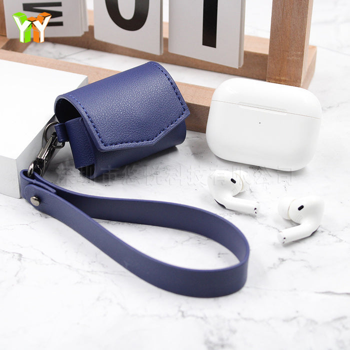 Jewelry WholesaleWholesale airpodsPro leather solid color wireless bluetooth headset case MOQ≥2 JDC-EPC-YouY001 Earphone cases 悠悦 %variant_option1% %variant_option2% %variant_option3%  Factory Price JoyasDeChina Joyas De China