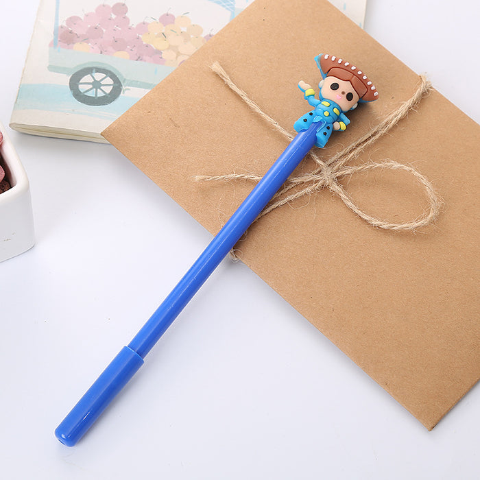 Wholesale Cartoon Dancer Dream Silicone Plastic Ballpoint Pen JDC-BP-Liuj012