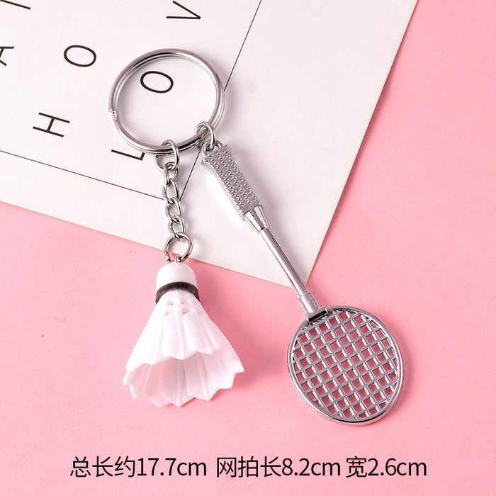 Jewelry WholesaleWholesale Badminton Racket Badminton Metal Keychain JDC-KC-MeiZ015 Keychains 美庄 %variant_option1% %variant_option2% %variant_option3%  Factory Price JoyasDeChina Joyas De China