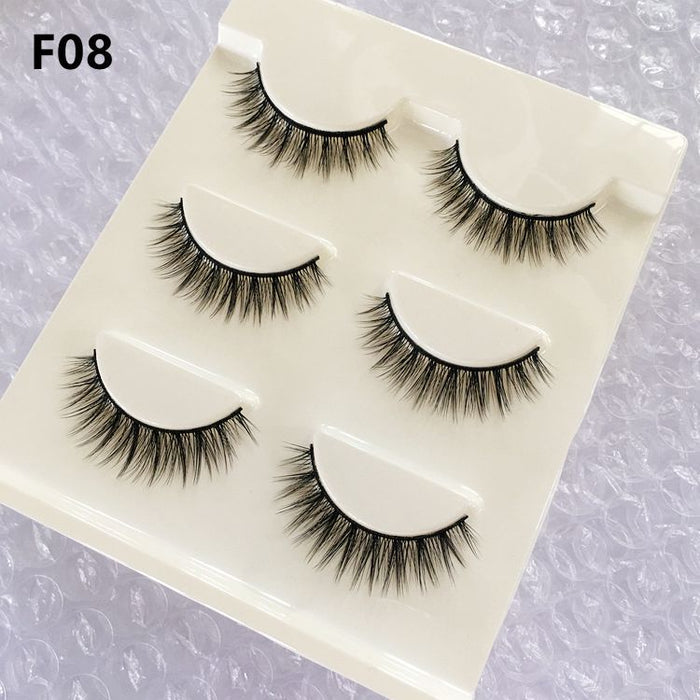 Jewelry WholesaleWholesale 3D natural cross handmade eyelashes JDC-EY-YEZ002 Eyelashes 雅尔姿 %variant_option1% %variant_option2% %variant_option3%  Factory Price JoyasDeChina Joyas De China