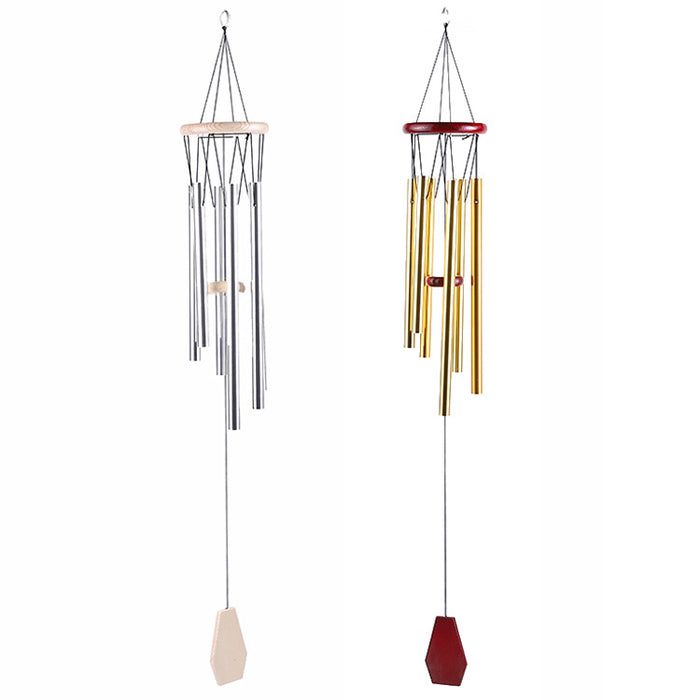 Wholesale Wood Metal Aluminum Pipe Wind Chime JDC-WC-ZYang001