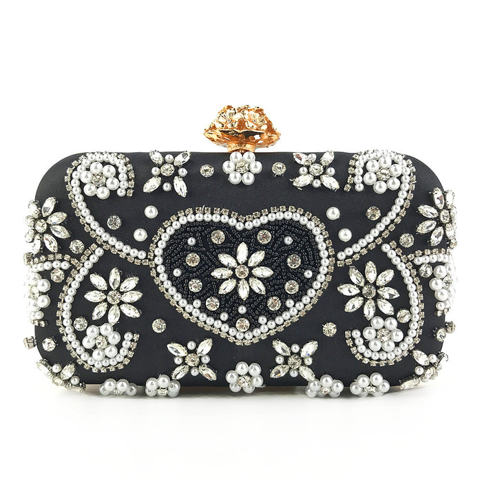 Jewelry WholesaleWholesale Handmade Beaded Diamond Crossbody Shoulder Bag JDC-SD-Hengm005 Shoulder Bags 恒美 %variant_option1% %variant_option2% %variant_option3%  Factory Price JoyasDeChina Joyas De China