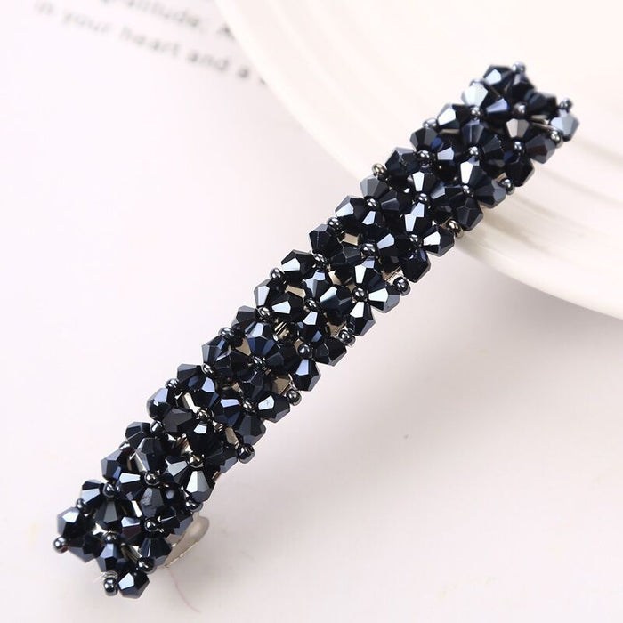 Wholesale Hair Clips Alloy Flash Diamond Crystal JDC-HC-ShiX006