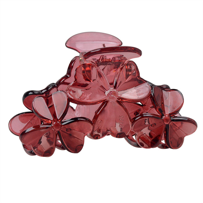 Wholesale Drop Resistant Hollow Petal Hair Clip Grab Clip JDC-HC-LanA004