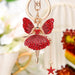 Jewelry WholesaleWholesale Flower Fairy Rhinestone Butterfly Keychain JDC-KC-DingJ001 Keychains 鼎晶 %variant_option1% %variant_option2% %variant_option3%  Factory Price JoyasDeChina Joyas De China