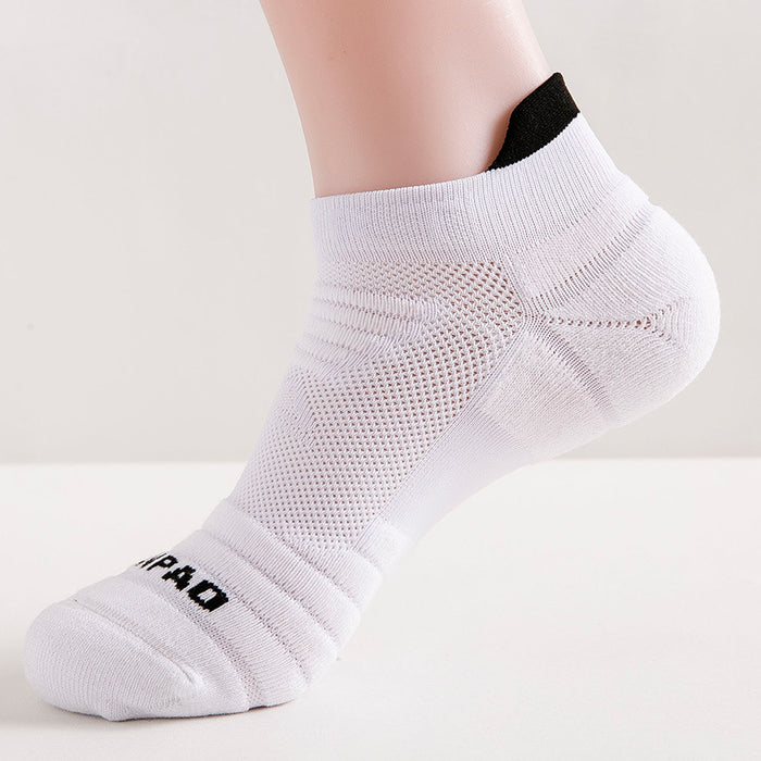 Wholesale Men's Sports Socks Professional Basketball Non-Slip Boat Socks JDC-SK-ManP004