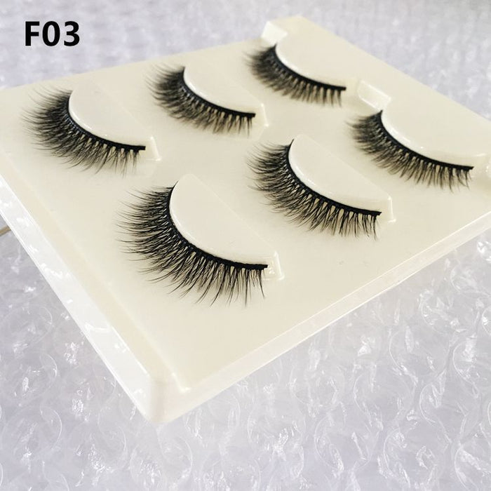 Jewelry WholesaleWholesale 3D natural cross handmade eyelashes JDC-EY-YEZ002 Eyelashes 雅尔姿 %variant_option1% %variant_option2% %variant_option3%  Factory Price JoyasDeChina Joyas De China