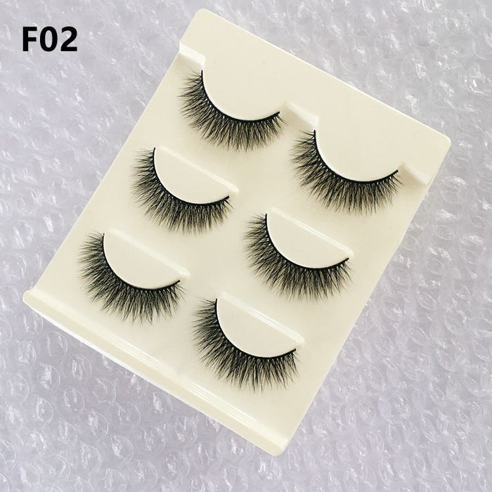 Jewelry WholesaleWholesale 3D natural cross handmade eyelashes JDC-EY-YEZ002 Eyelashes 雅尔姿 %variant_option1% %variant_option2% %variant_option3%  Factory Price JoyasDeChina Joyas De China