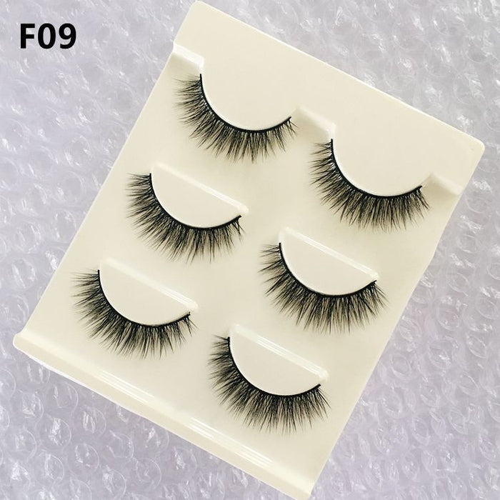 Jewelry WholesaleWholesale 3D natural cross handmade eyelashes JDC-EY-YEZ002 Eyelashes 雅尔姿 %variant_option1% %variant_option2% %variant_option3%  Factory Price JoyasDeChina Joyas De China