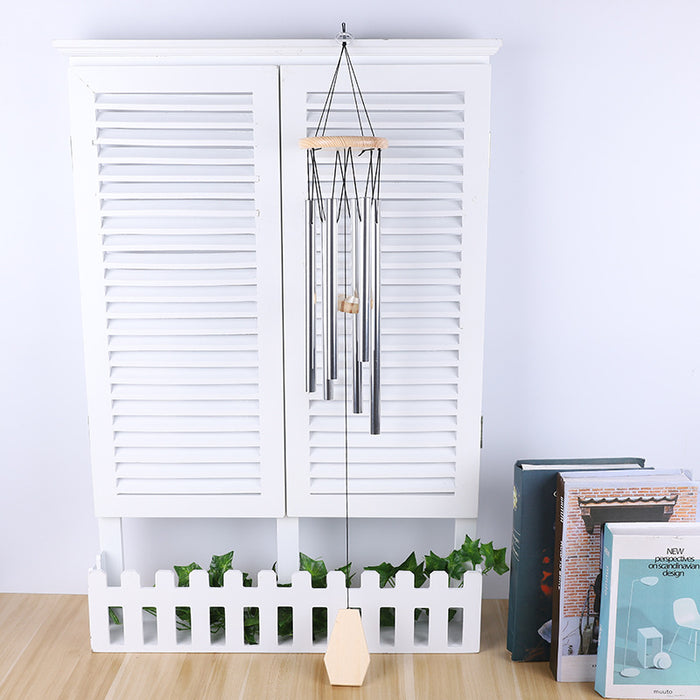 Wholesale Wood Metal Aluminum Pipe Wind Chime JDC-WC-ZYang001