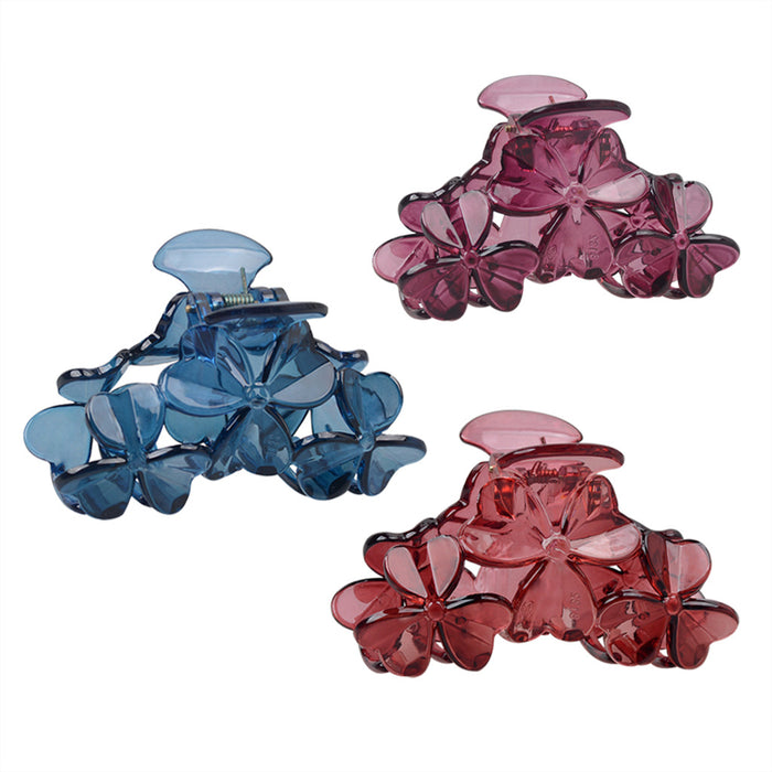 Wholesale Drop Resistant Hollow Petal Hair Clip Grab Clip JDC-HC-LanA004