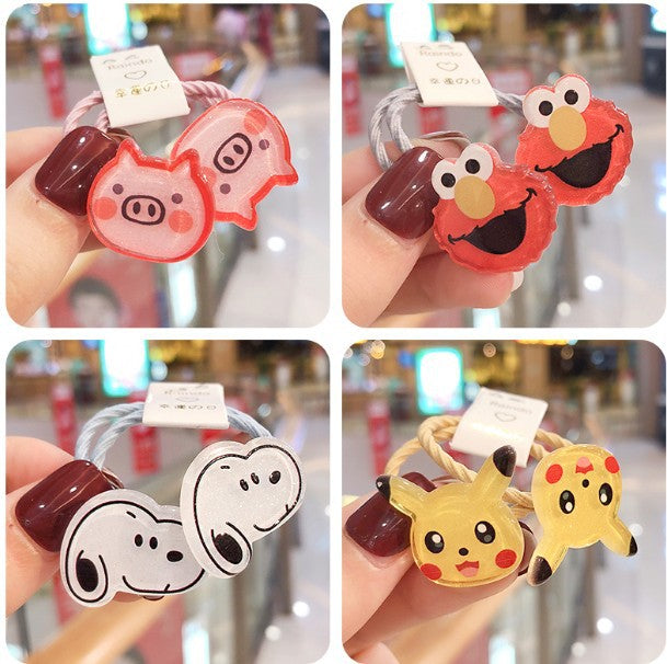 Wholesale Hair Scrunchies Acrylic Cute Cartoon (M) JDC-HS-SLL002