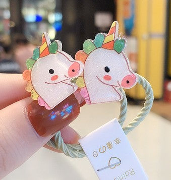 Wholesale Hair Scrunchies Acrylic Cute Cartoon (M) JDC-HS-SLL002