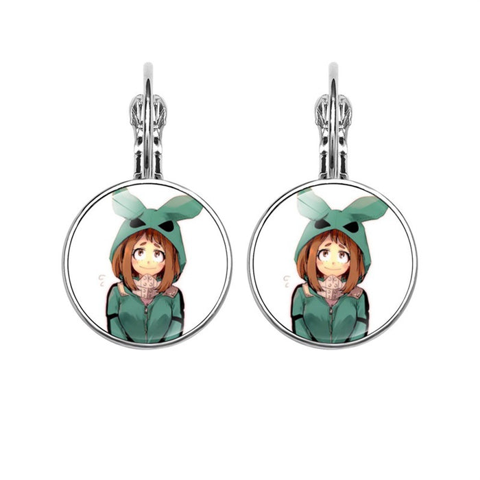 Jewelry WholesaleWholesale Cartoon Iron Glass Earrings JDC-ES-NH004 Earrings 柠和 %variant_option1% %variant_option2% %variant_option3%  Factory Price JoyasDeChina Joyas De China