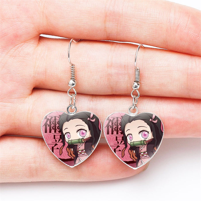 Jewelry WholesaleWholesale Metal Heart Earrings JDC-ES-NH001 Earrings 柠和 %variant_option1% %variant_option2% %variant_option3%  Factory Price JoyasDeChina Joyas De China