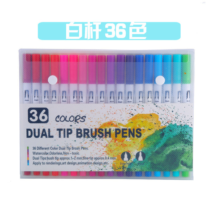 Jewelry WholesaleWholesale ABS Marker Double Head Watercolor Pen JDC-BP-HWJ008 Ballpoint pen 好文聚 %variant_option1% %variant_option2% %variant_option3%  Factory Price JoyasDeChina Joyas De China