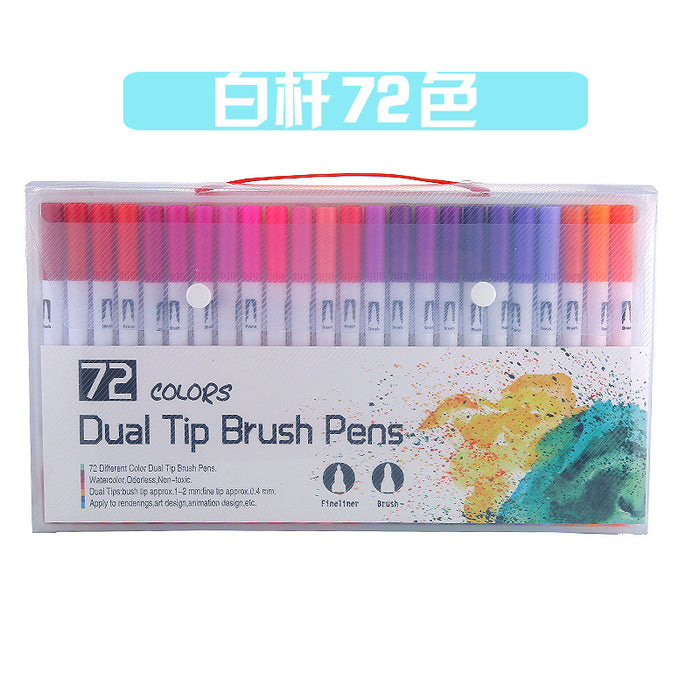 Jewelry WholesaleWholesale ABS Marker Double Head Watercolor Pen JDC-BP-HWJ008 Ballpoint pen 好文聚 %variant_option1% %variant_option2% %variant_option3%  Factory Price JoyasDeChina Joyas De China