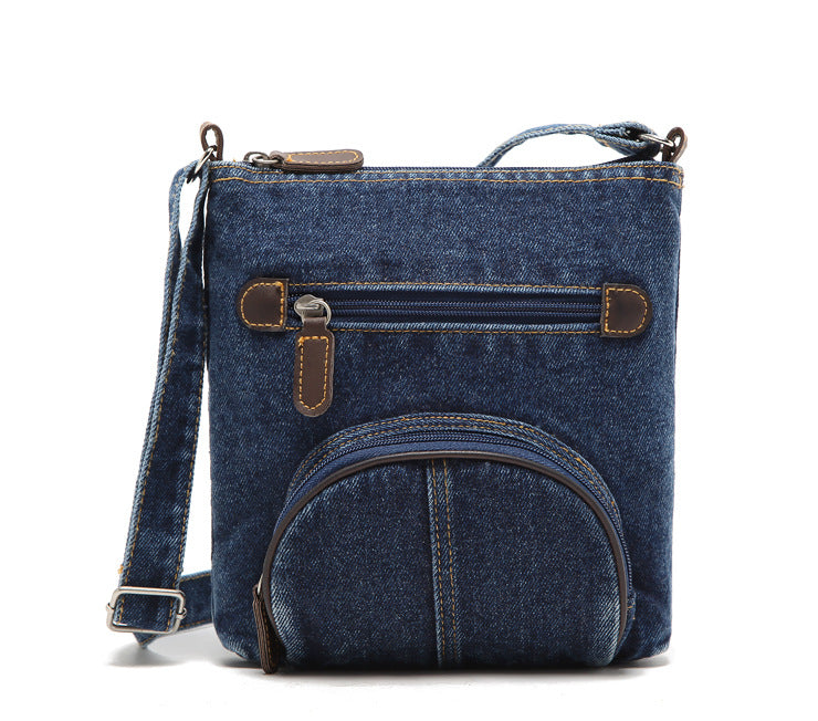 Wholesale Shoulder Bag Denim Front Pocket Diagonal JDC-SD-Shunl003