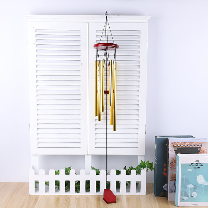 Wholesale Wood Metal Aluminum Pipe Wind Chime JDC-WC-ZYang001