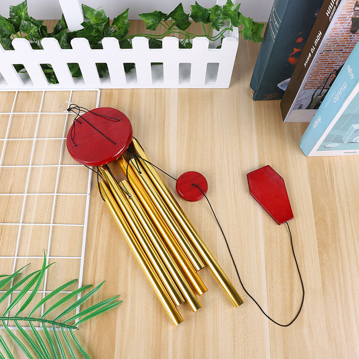 Wholesale Wood Metal Aluminum Pipe Wind Chime JDC-WC-ZYang001