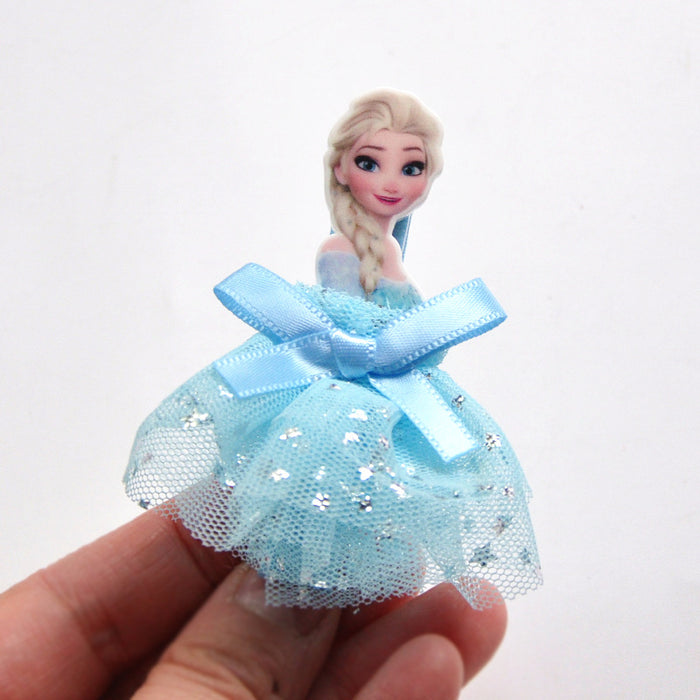 Wholesale Hairpin Synthetic Fiber Ice Princess Children JDC-HC-LLJ007