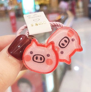 Wholesale Hair Scrunchies Acrylic Cute Cartoon (M) JDC-HS-SLL002