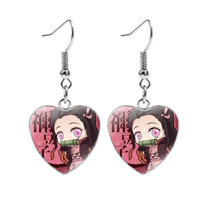 Jewelry WholesaleWholesale Metal Heart Earrings JDC-ES-NH001 Earrings 柠和 %variant_option1% %variant_option2% %variant_option3%  Factory Price JoyasDeChina Joyas De China