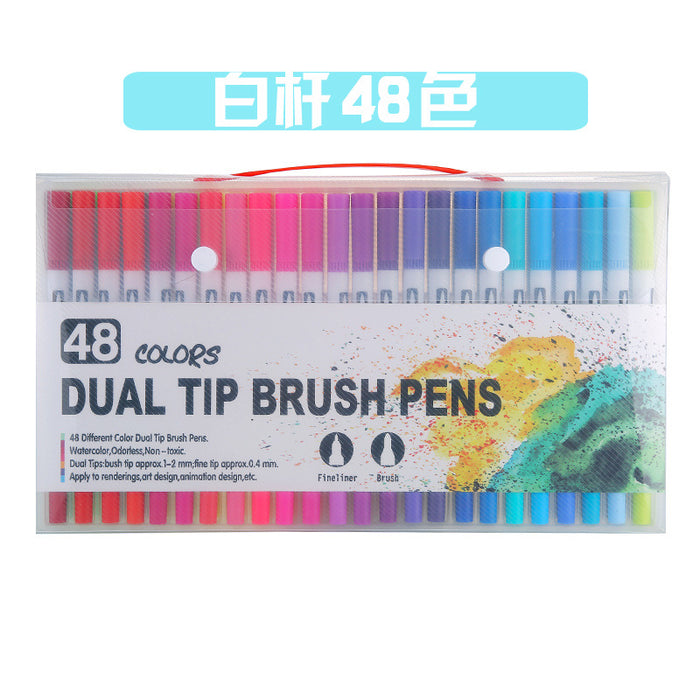Jewelry WholesaleWholesale ABS Marker Double Head Watercolor Pen JDC-BP-HWJ008 Ballpoint pen 好文聚 %variant_option1% %variant_option2% %variant_option3%  Factory Price JoyasDeChina Joyas De China