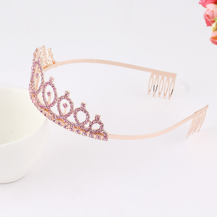 Jewelry WholesaleWholesale Birthday Crown Bridal Party Rhinestone Alloy Headband JDC-HD-YCh011 Headband 一诚 %variant_option1% %variant_option2% %variant_option3%  Factory Price JoyasDeChina Joyas De China