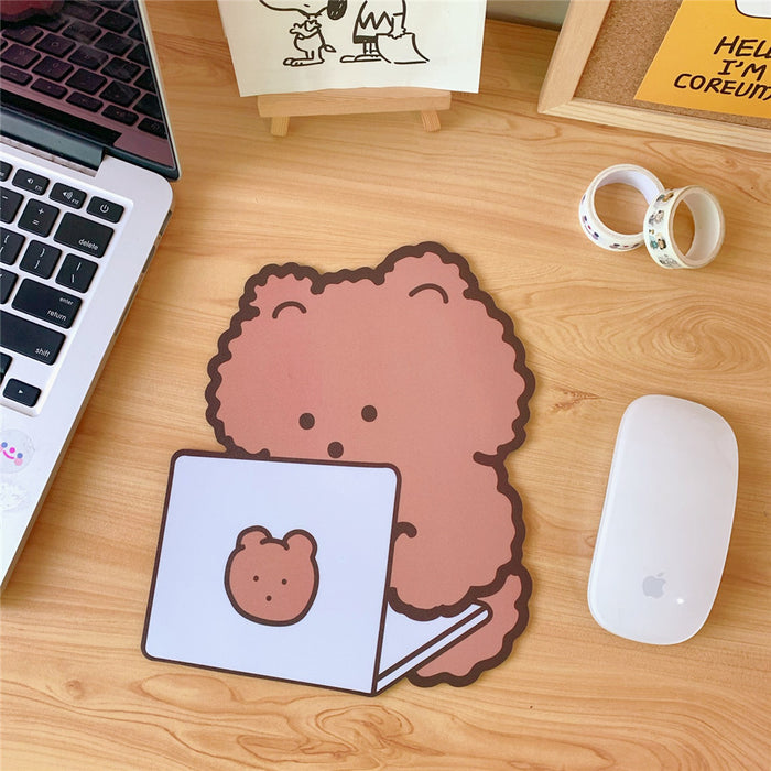 Wholesale Cartoon Rubber Cute Bear Mouse Pad MOQ≥2 JDC-MD-Tengy002