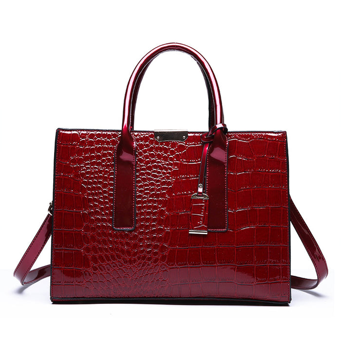 Wholesale Handbag PU Crocodile Pattern Shoulder JDC-HB-Baladu002