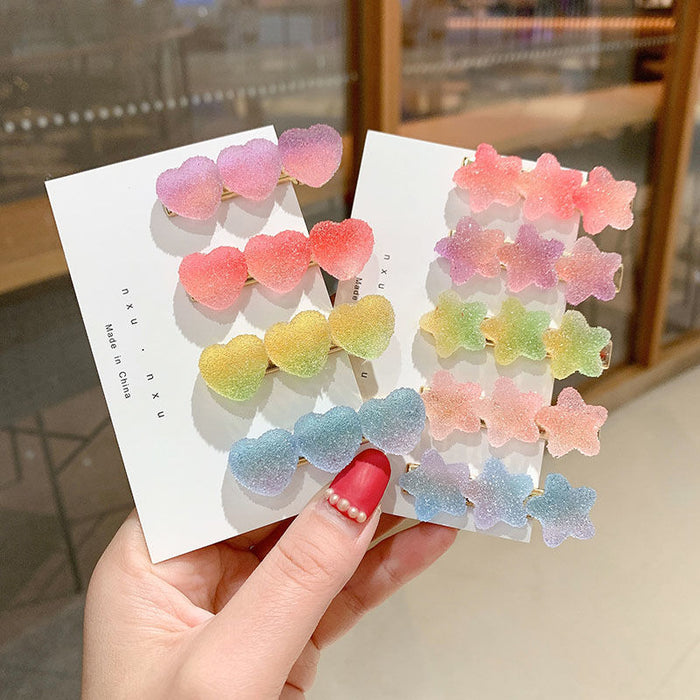 Jewelry WholesaleWholesale cute children's fun soft candy hair clips JDC-HC-ShiX001 Hair Clips 诗弦 %variant_option1% %variant_option2% %variant_option3%  Factory Price JoyasDeChina Joyas De China