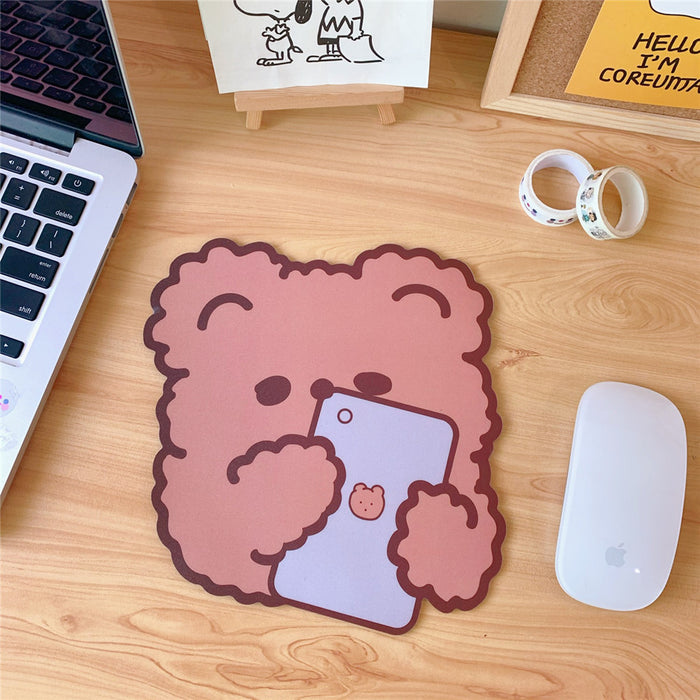 Wholesale Cartoon Rubber Cute Bear Mouse Pad MOQ≥2 JDC-MD-Tengy002