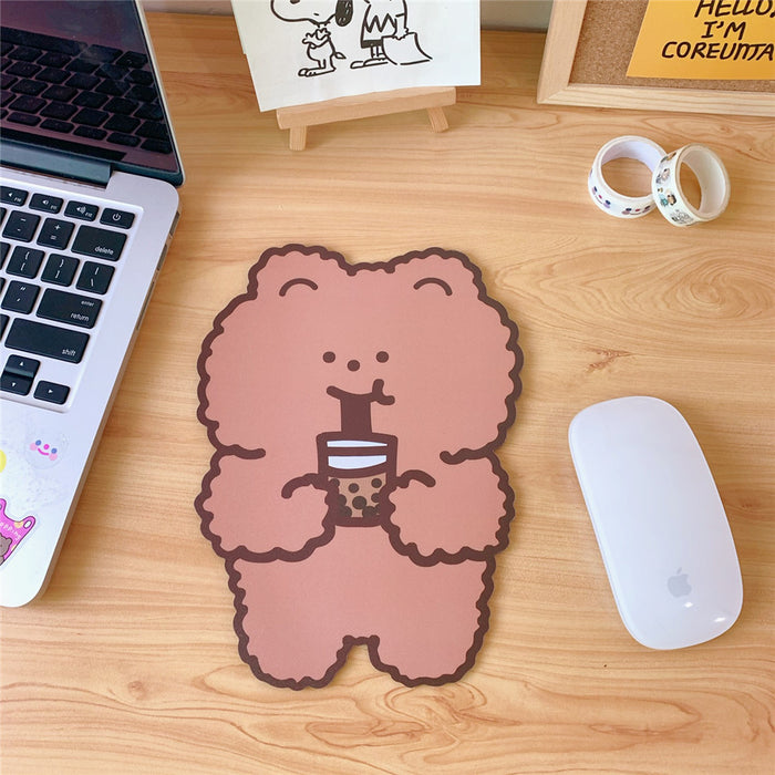 Wholesale Cartoon Rubber Cute Bear Mouse Pad MOQ≥2 JDC-MD-Tengy002