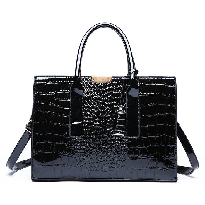 Wholesale Handbag PU Crocodile Pattern Shoulder JDC-HB-Baladu002